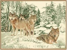 Ковер с рисунками Фауна 142-01 Волки