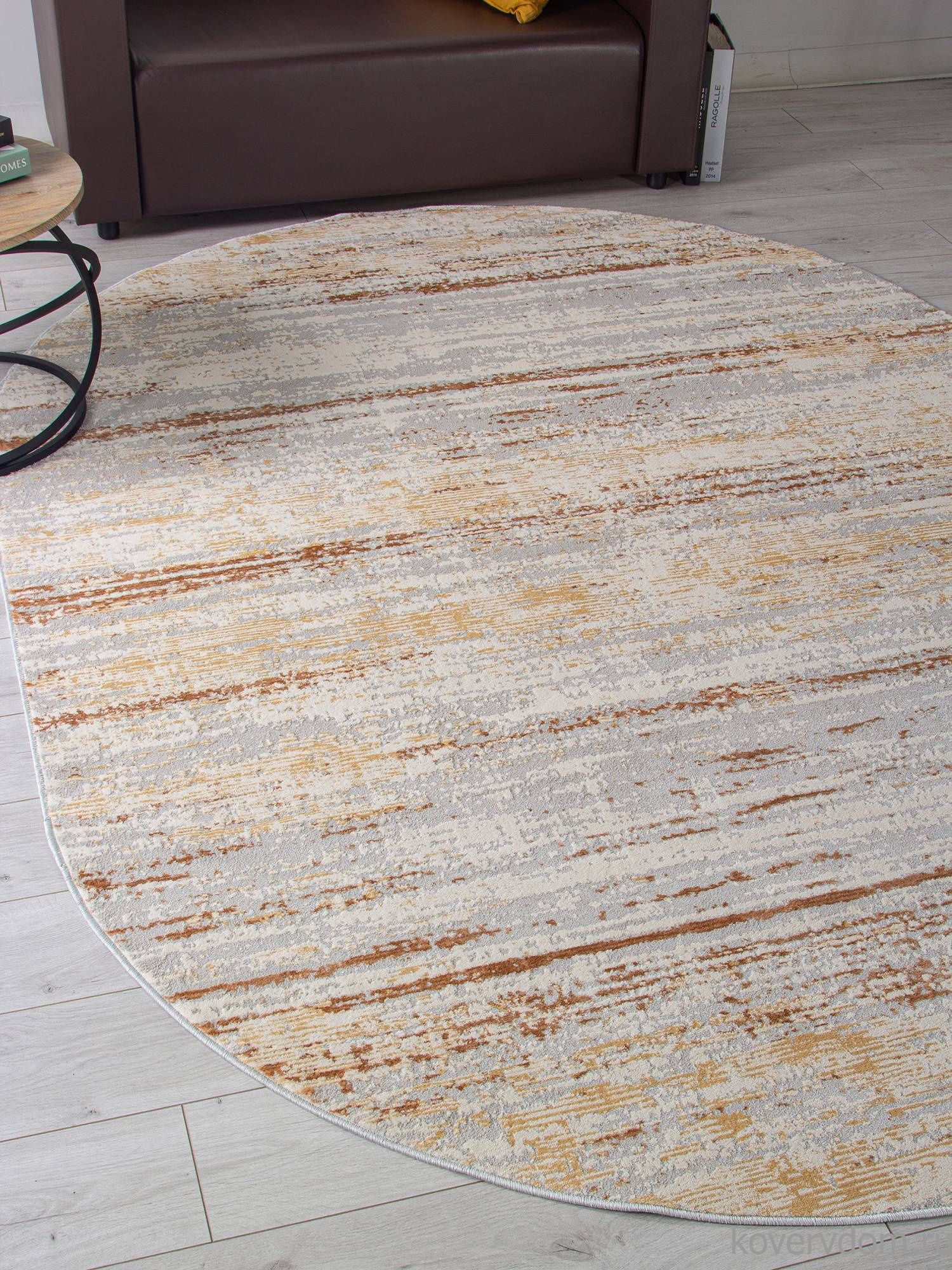 Ковер ZUMMA F026 ORANGE Овал