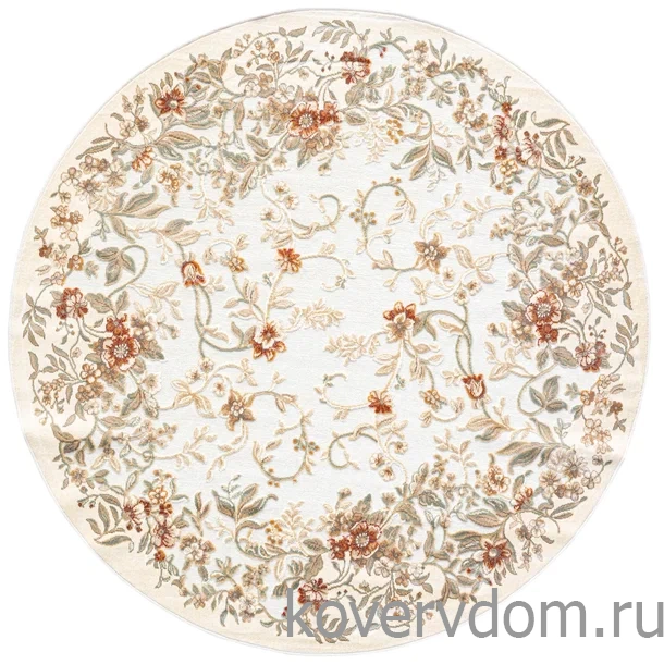 Рельефный ковер из вискозы GENOVA 38027 6262 60 КРУГ