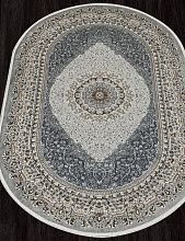 Прямоугольный ковер MIRAY O1464 096 GREY Овал