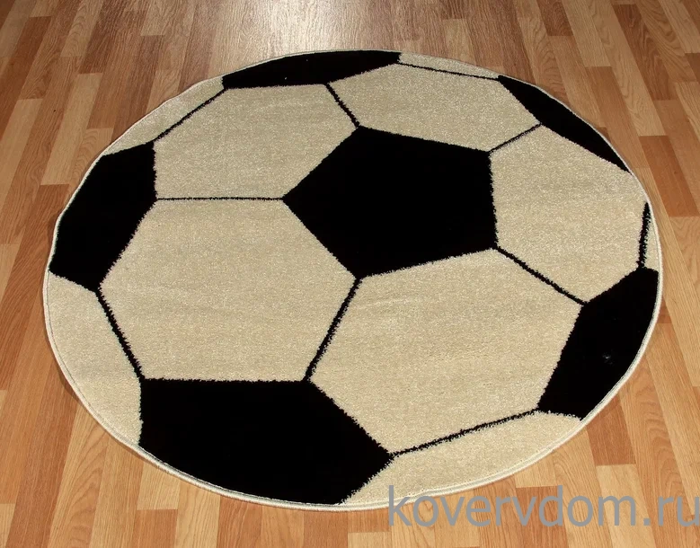 Ковер детский FUNKY TOP KIK cream ROUND