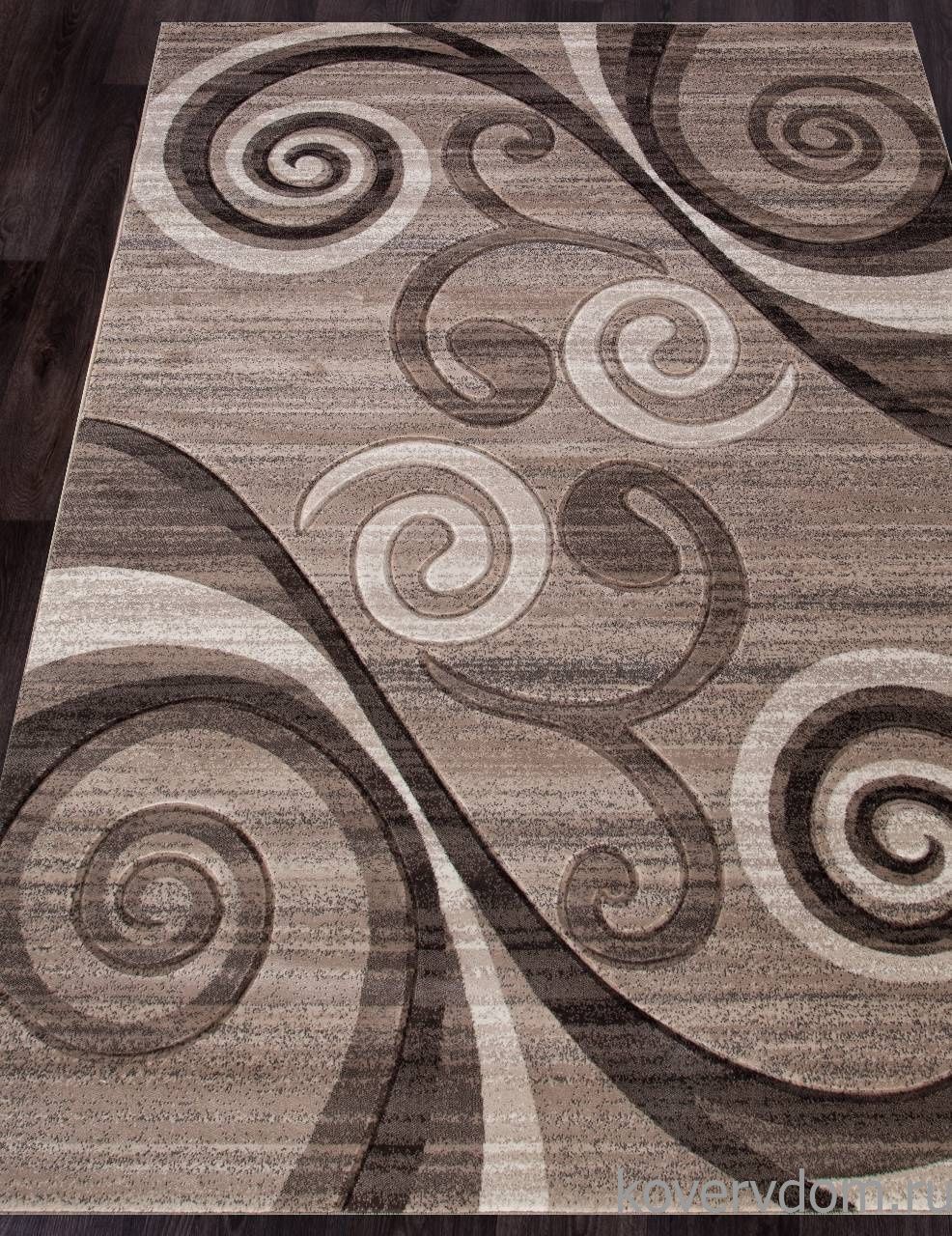 Ковер MEGA CARVING d263 LIGHT BEIGE