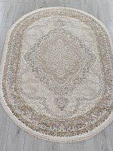 Овальный ковер из Турции MOSSO 27226A BEIGE / NAVY Овал