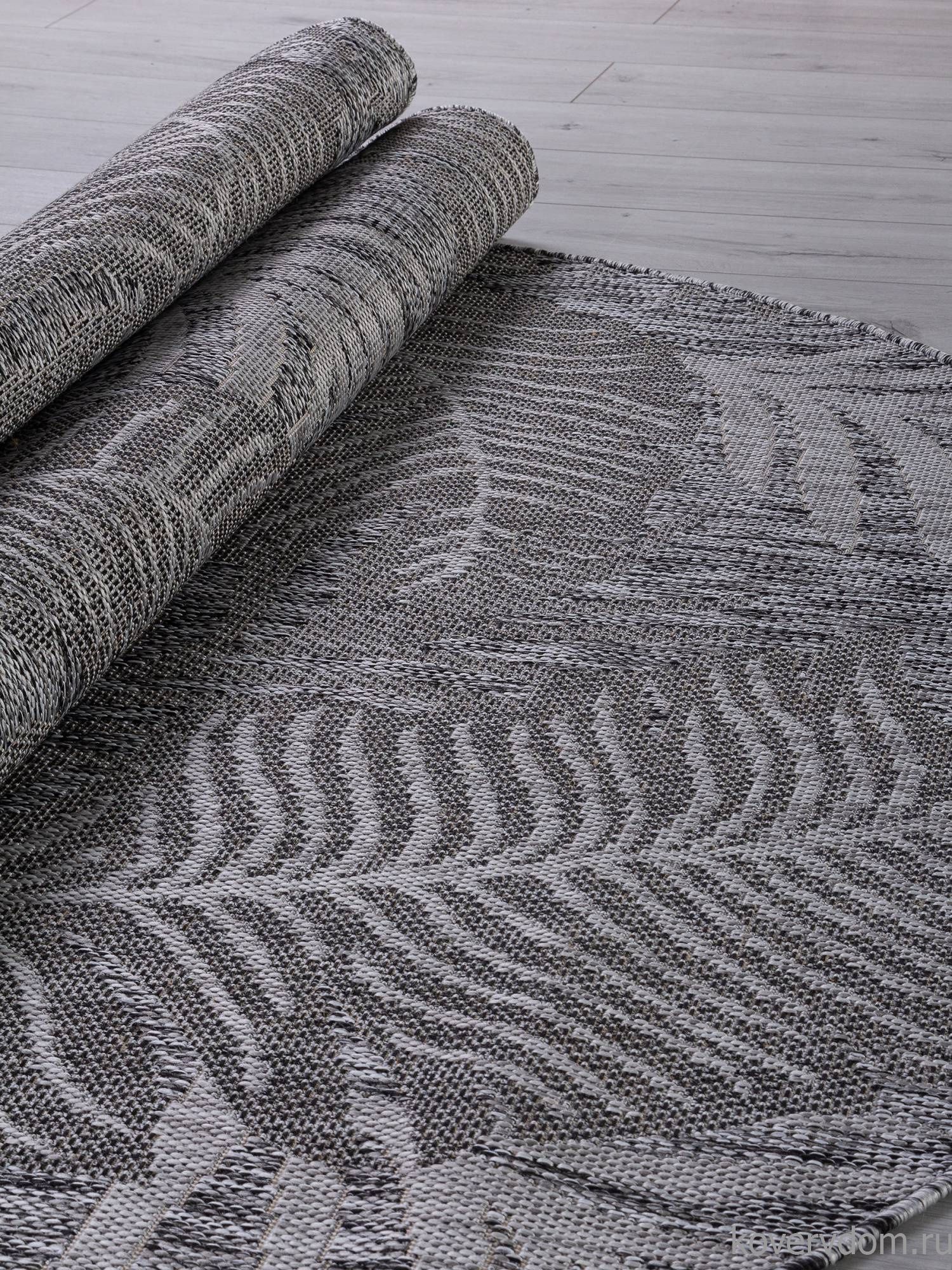 Ковер KAIR S132 DARK GRAY Овал Ковер KAIR S132 DARK GRAY Овал