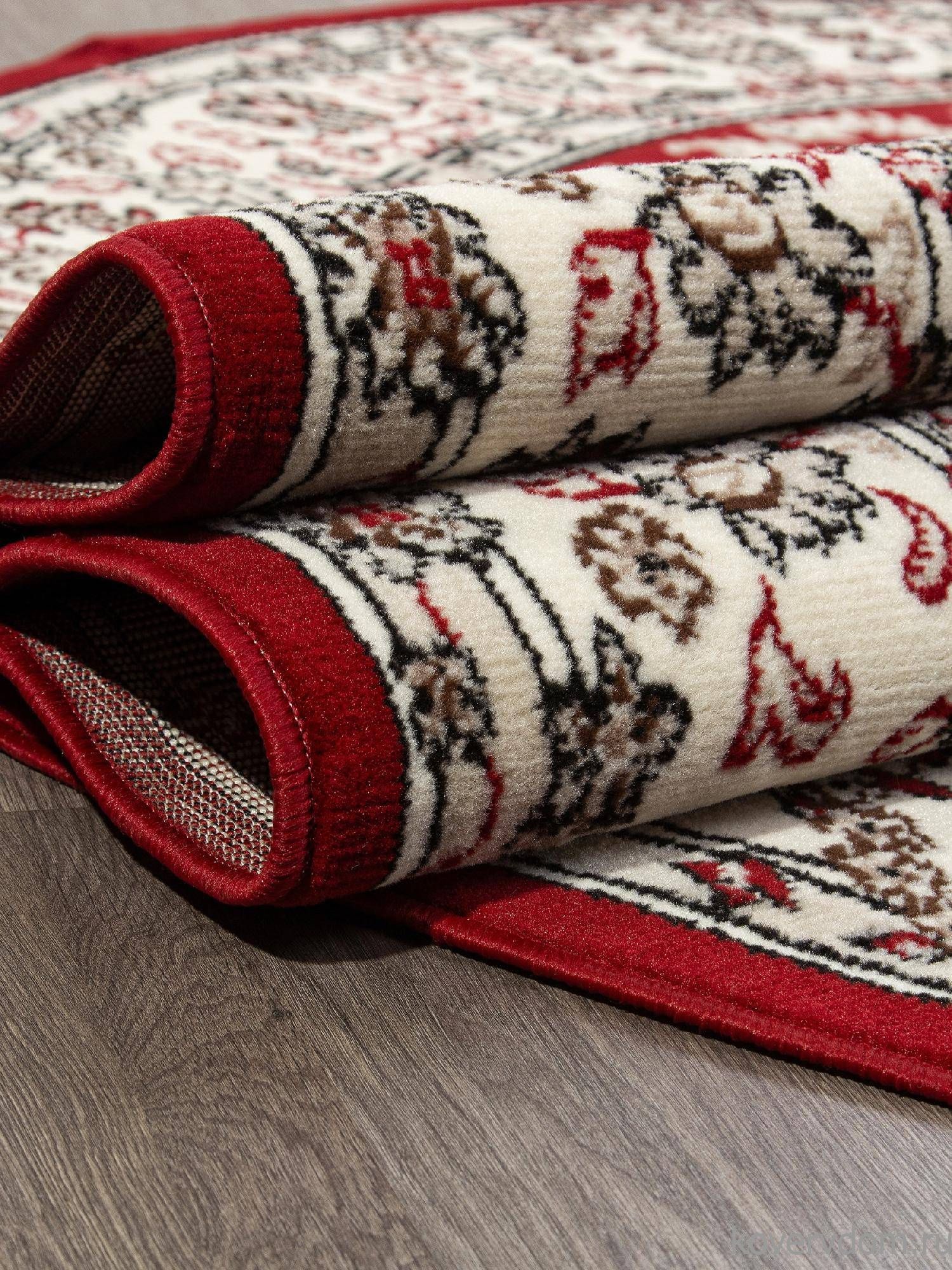 Ковер GAVANA D412 RED Овал