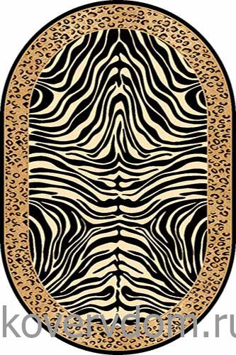 Ковер VALENCIA d079 BLACK Овал