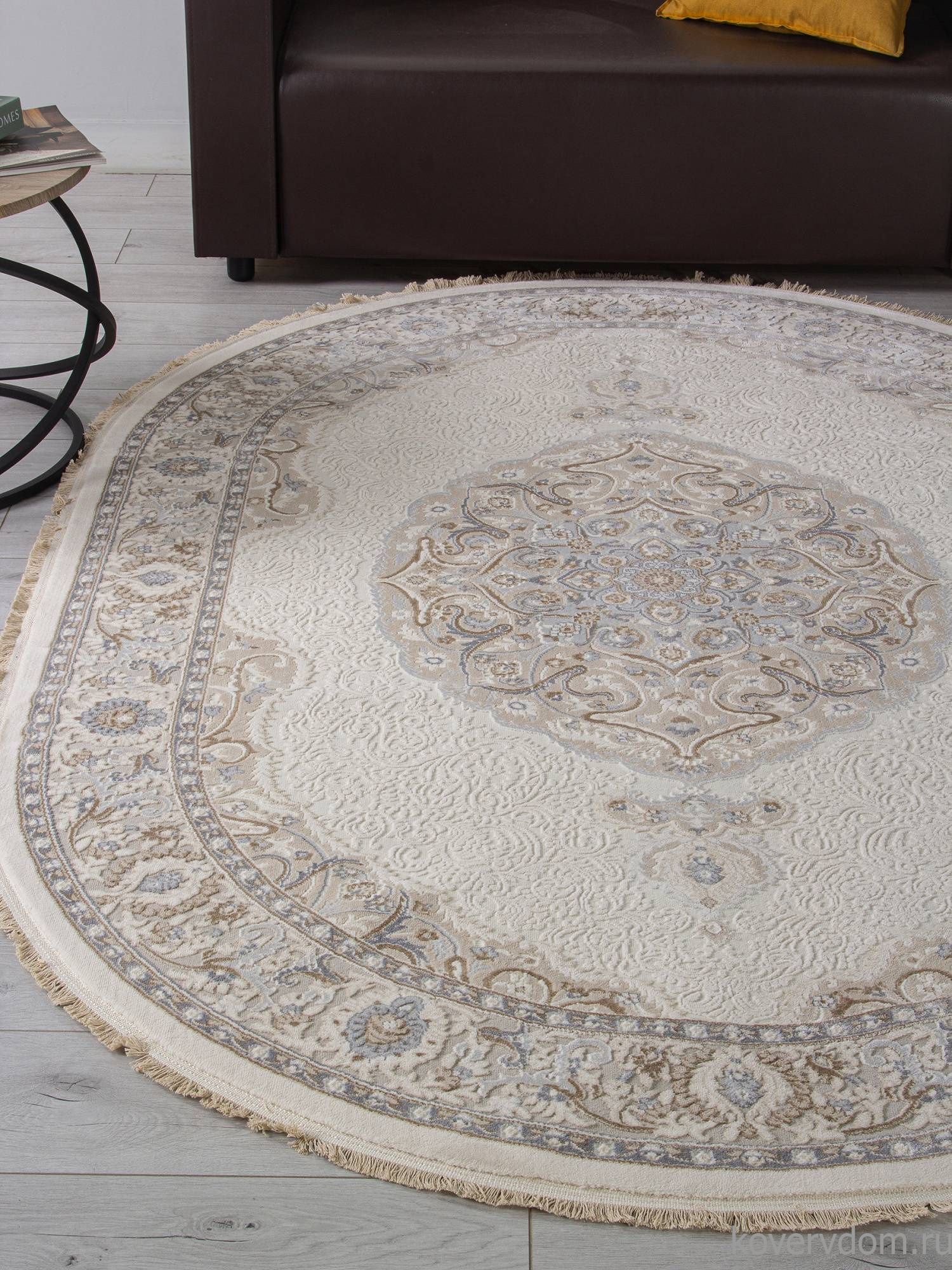 Ковер MELODY 35987Z CREAM / CREAM Овал Ковер MELODY 35987Z CREAM / CREAM Овал