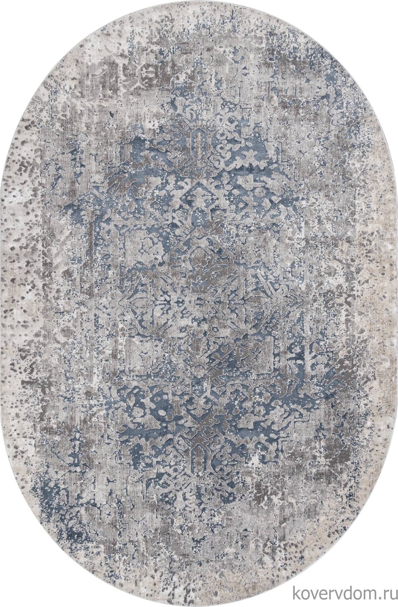 Ковер KIRKE 02946B BLUE / BEIGE Овал Ковер KIRKE 02946B BLUE / BEIGE Овал