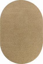 Ковер с длинным ворсом бежевый LANA T600 BEIGE 5 Овал