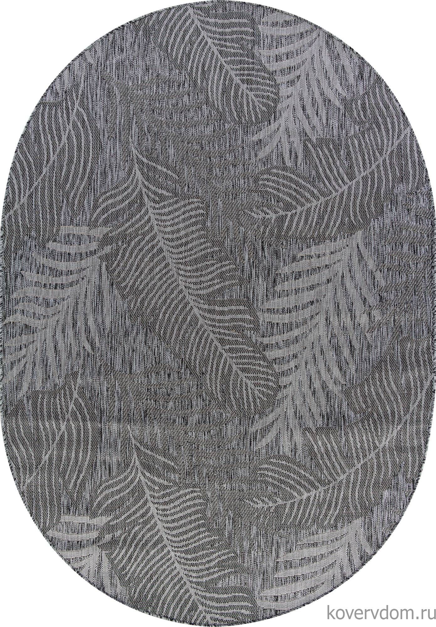 Ковер KAIR S132 DARK GRAY Овал Ковер KAIR S132 DARK GRAY Овал