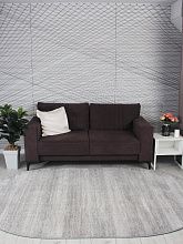 Современный ковер серый NENSI GL092G GREY / GREY Овал