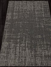 Ковер на кухню серый-циновка KAIR S131 BLACK-GRAY