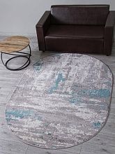 Ковер PALERMO F279 GRAY Овал