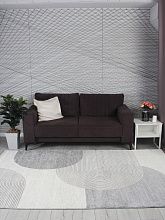 Современный ковер серый NENSI GL235G GREY / GREY