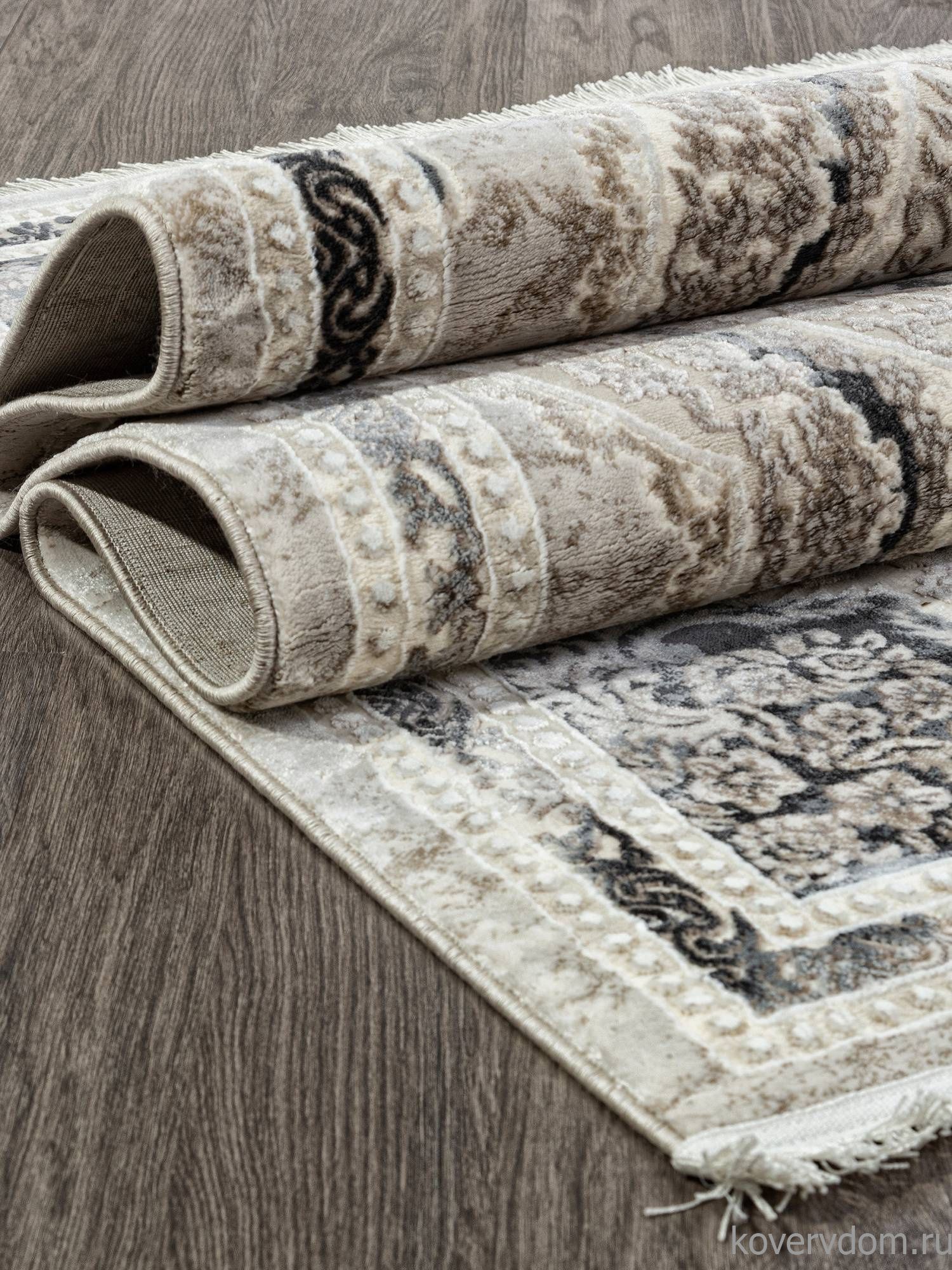 Ковер POMPEI N2044A L.BEIGE / D.GREY Ковер POMPEI N2044A L.BEIGE / D.GREY