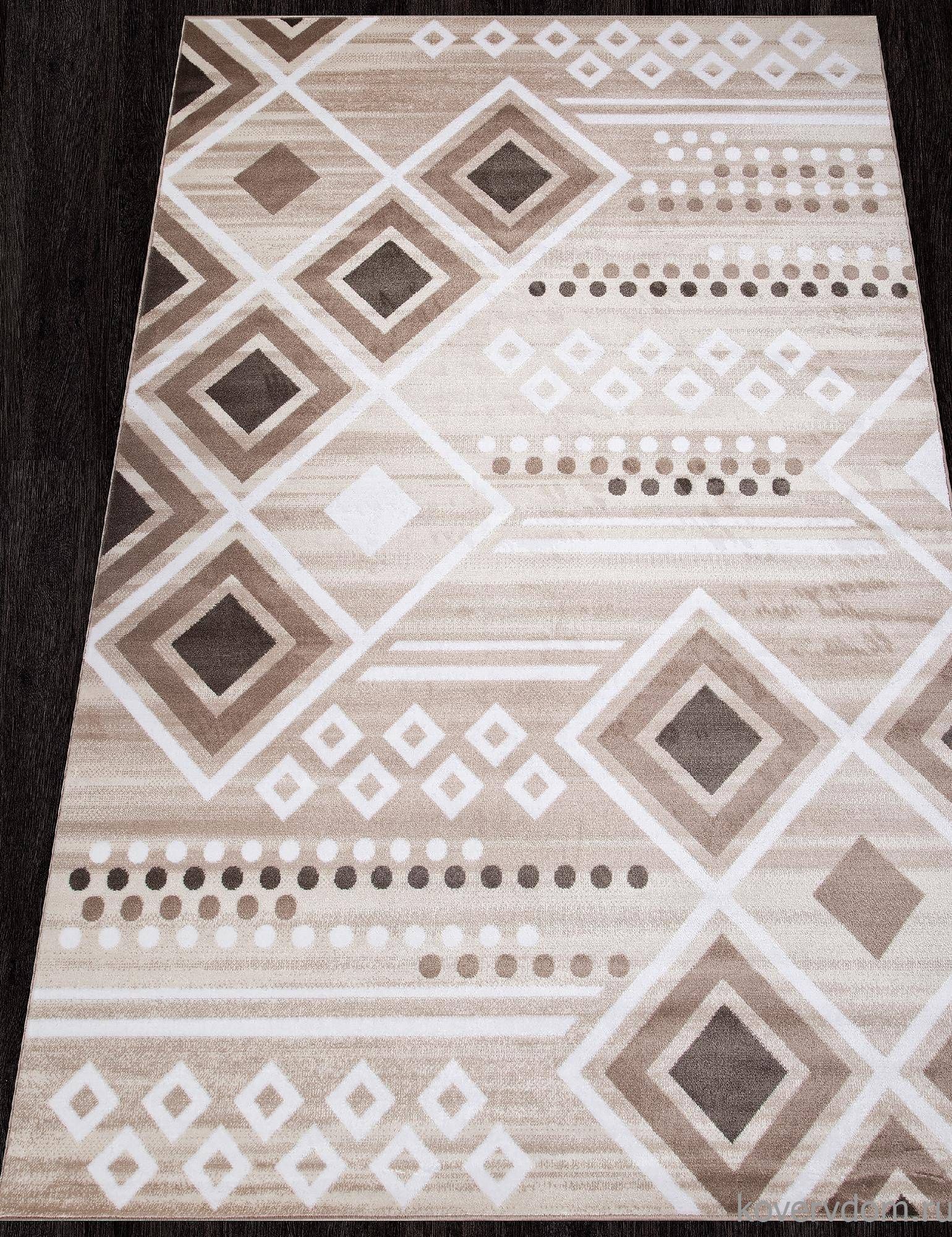 Ковер VALENCIA DELUXE D962 CREAM-BROWN