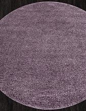 Ковер длинноворсовый фиолетовый SHAGGY TREND L001 LIGHT PURPLE Круг