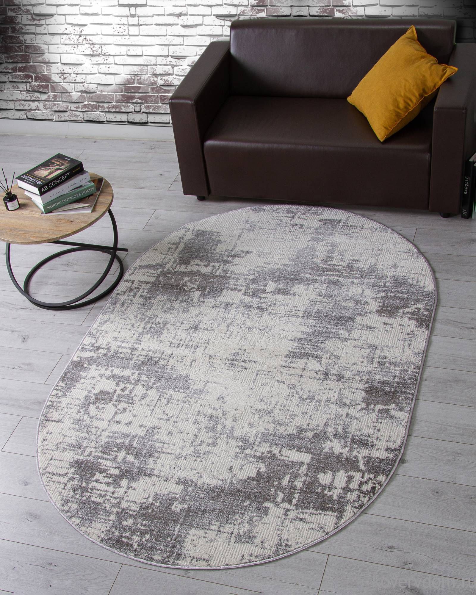 Ковер NATUREL F230 GRAY Овал