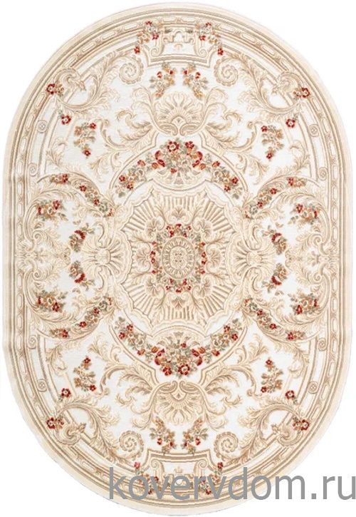Рельефный ковер из вискозы GENOVA 38388 6262 60 Овал