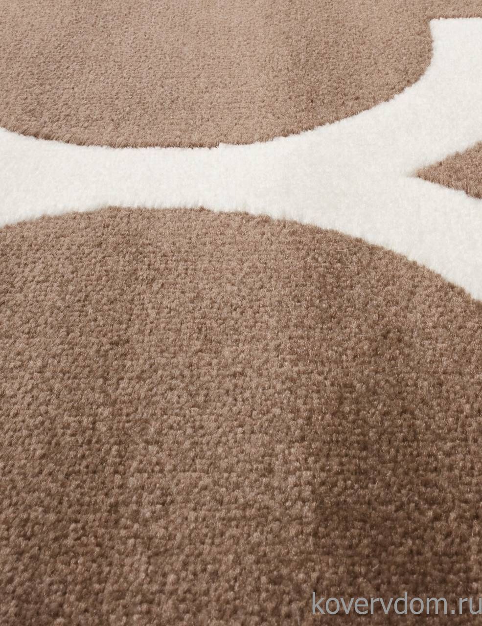Ковер MEGA CARVING WK d422 BROWN Овал