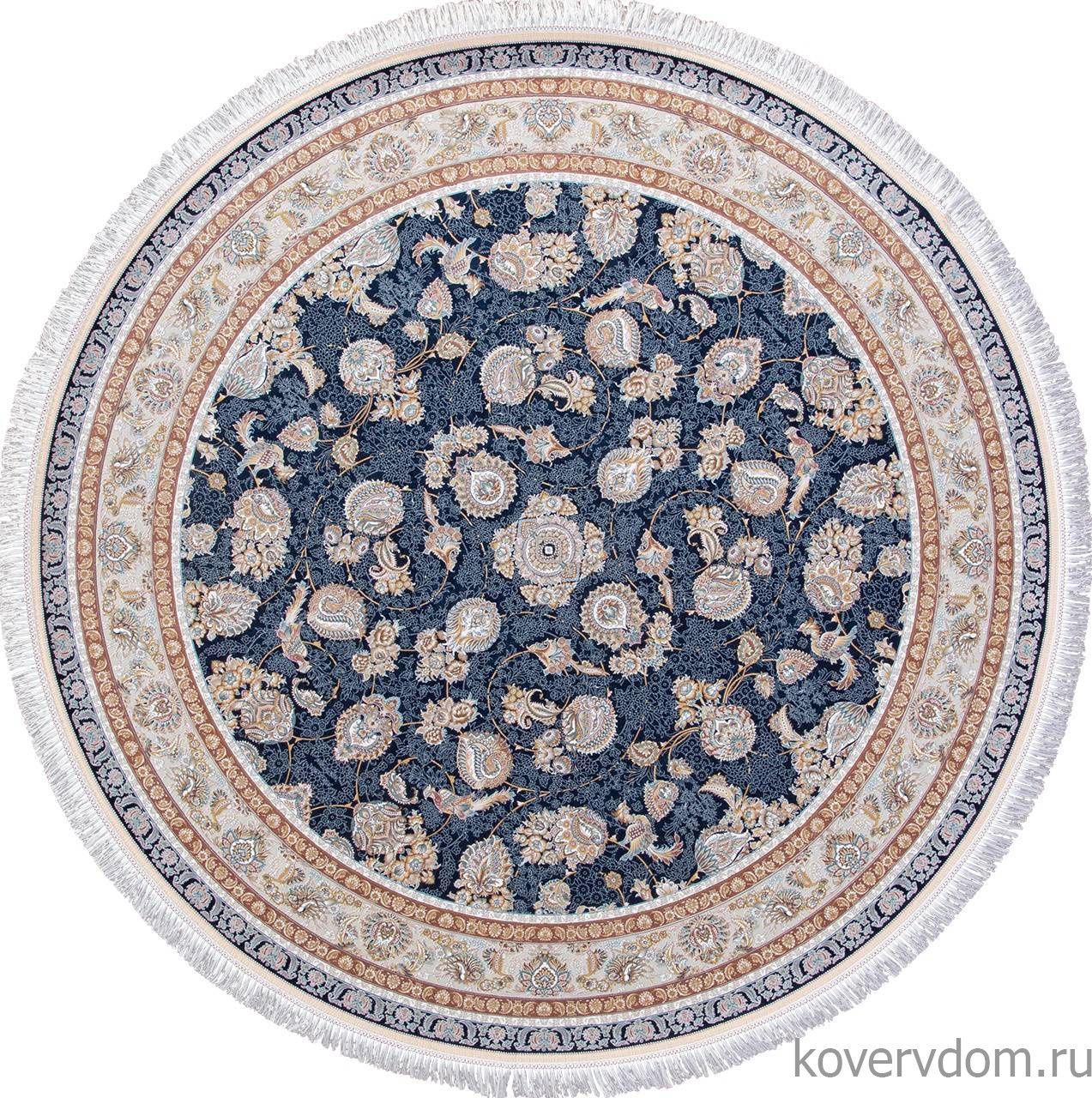 Ковер FARSI 1500 G136 DARK BLUE Круг