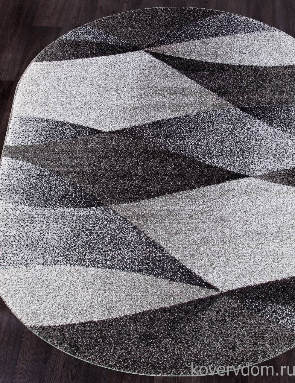 Ковер PLATINUM t636 GRAY Овал