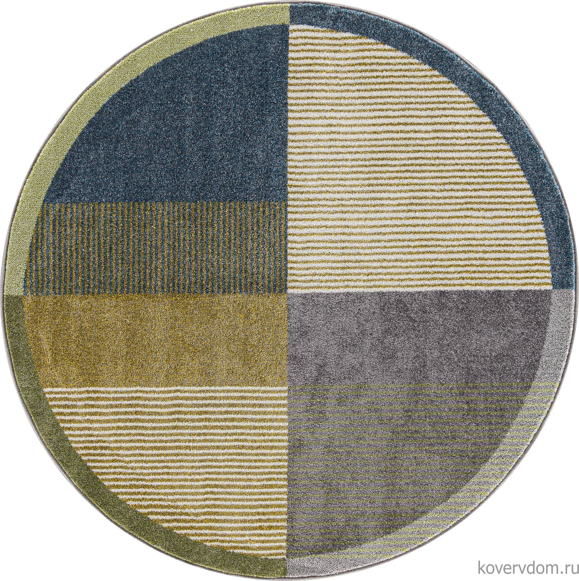 Ковер RIO F233 GRAY-BLUE Круг