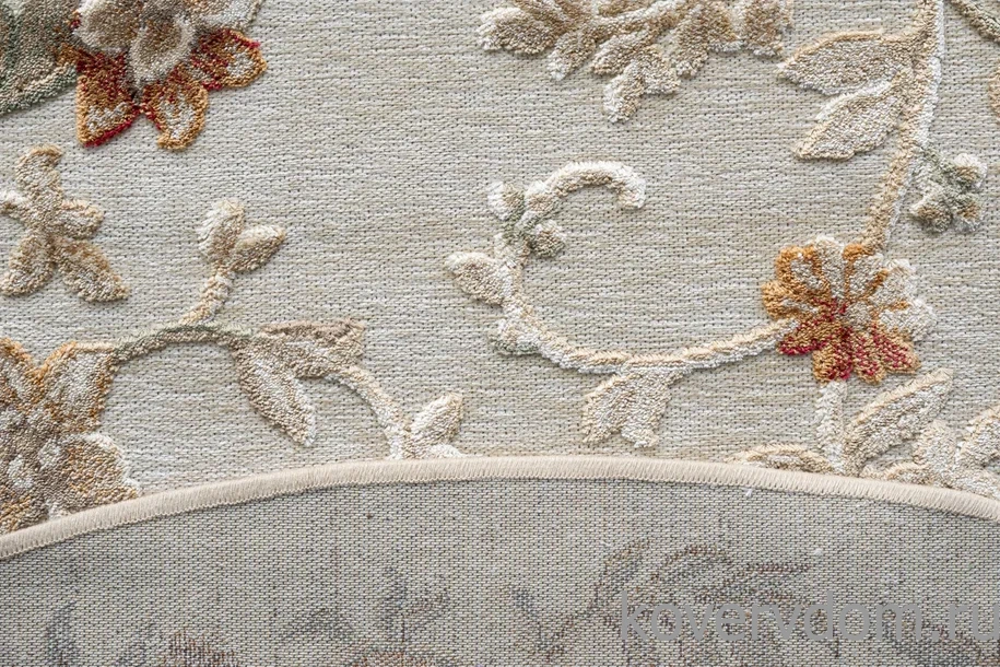 Рельефный ковер из вискозы GENOVA 38027 6262 60 КРУГ