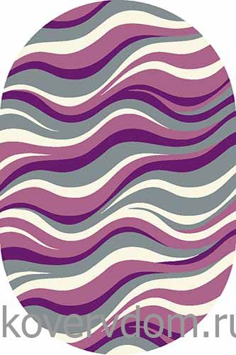 Ковер SUNRISE v817 GRAY-LILAC Овал