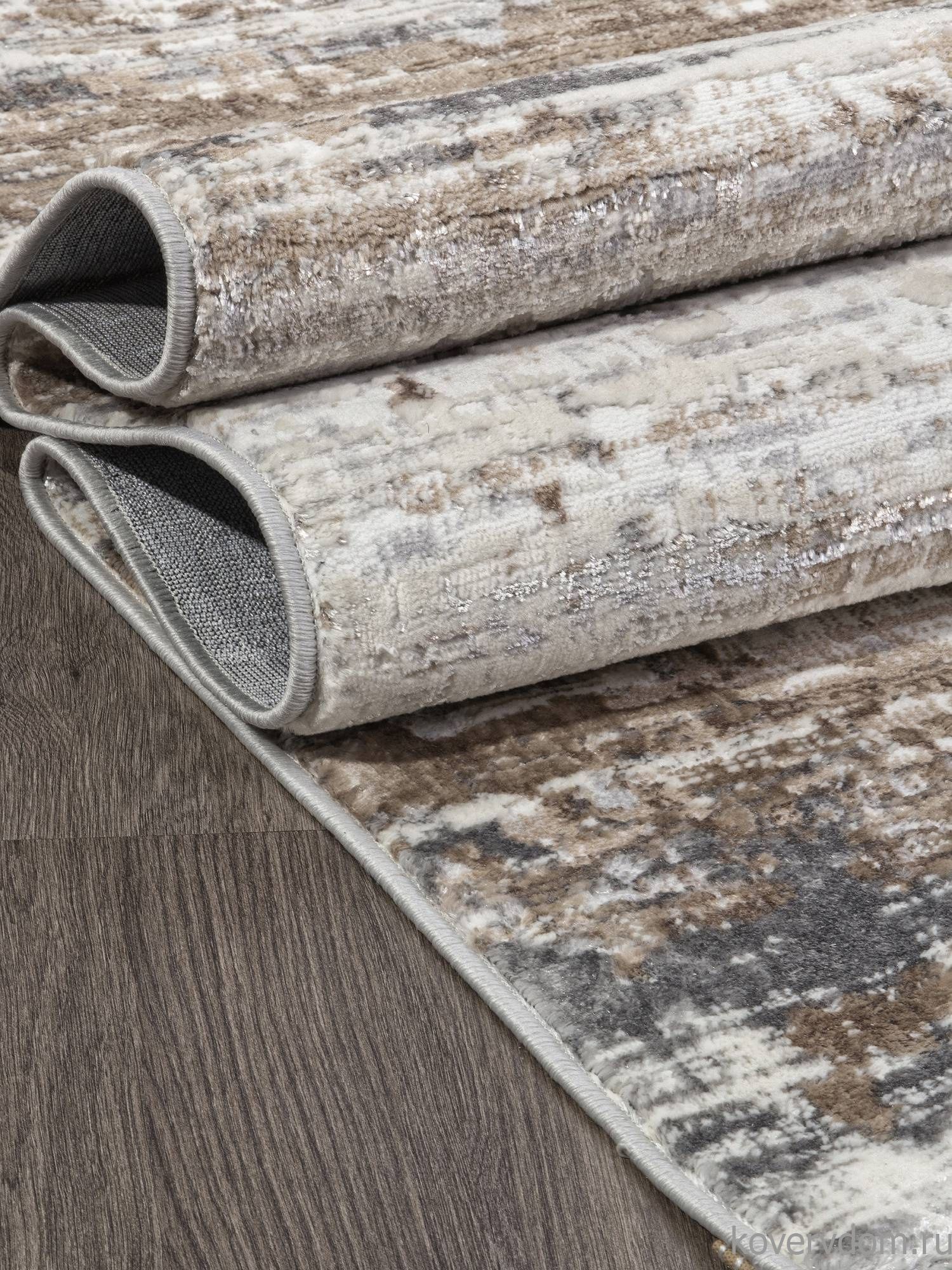 Ковер PERU D062A D.GREY SHIRINK / BLUE FDY