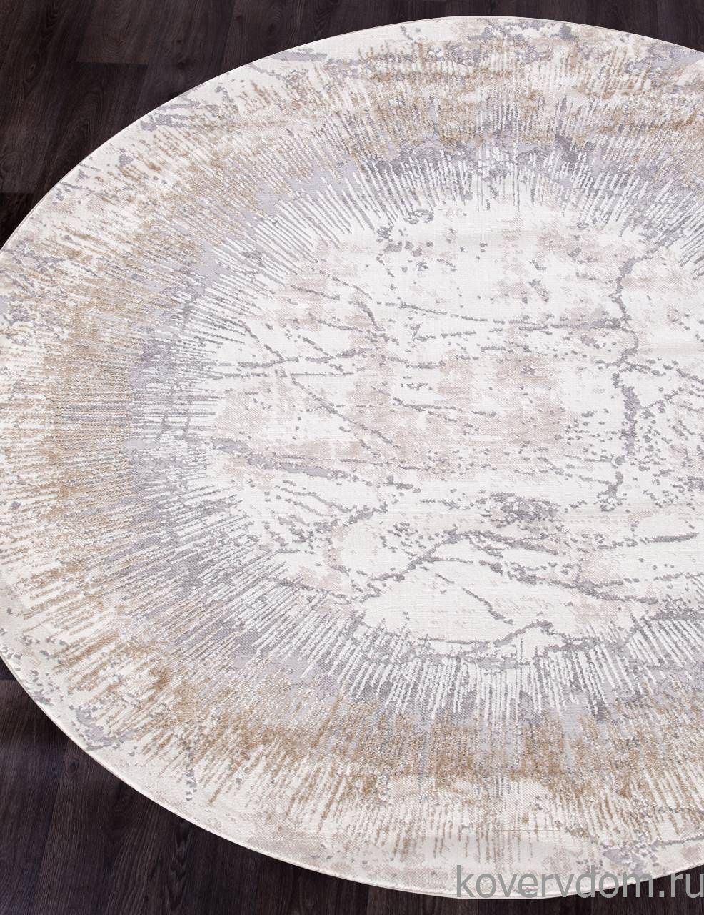 Ковер MODA 9805 ACIK GRI Круг