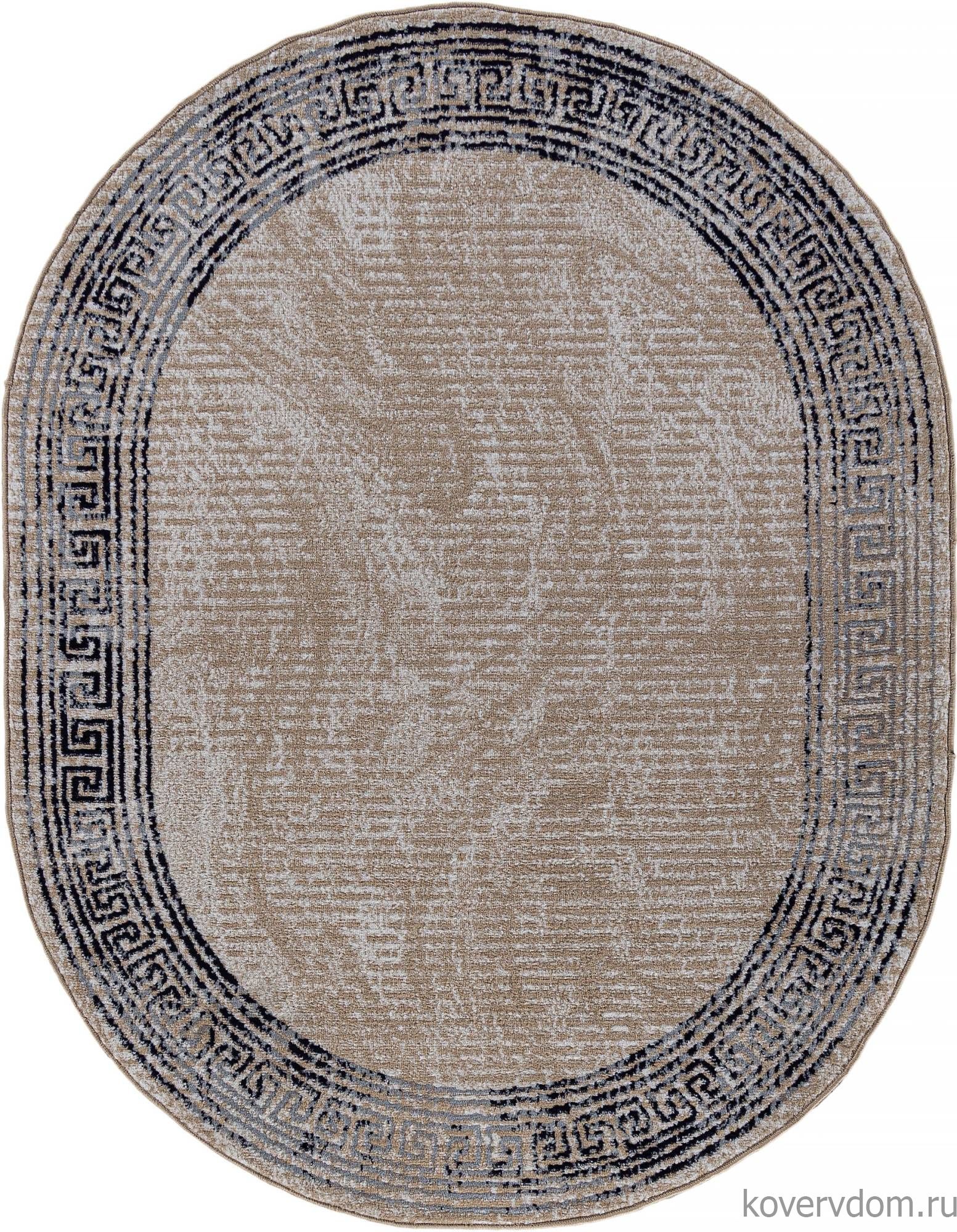 Ковер PRAGA 06022A TOZ GRI / NAVY Овал