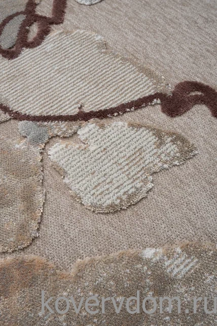 Рельефный ковер из вискозы GENOVA 38182 6626 90 Овал